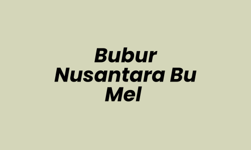 Kurir Lowongan Kerja Kurir di Bubur Nusantara Bu Mel - Surabaya
