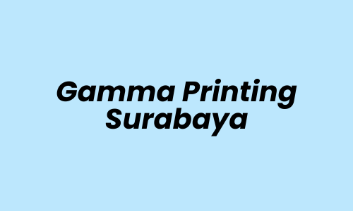 Lowongan Kerja Marketing Communication di Gamma Printing Surabaya - Surabaya