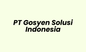 Lowongan Kerja Teknisi CCTV Surabaya di PT Gosyen Solusi Indonesia - Surabaya
